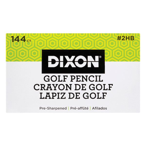 Dixon Golf/Compass Pencils, 3.5", Box Of 144 DIX14998