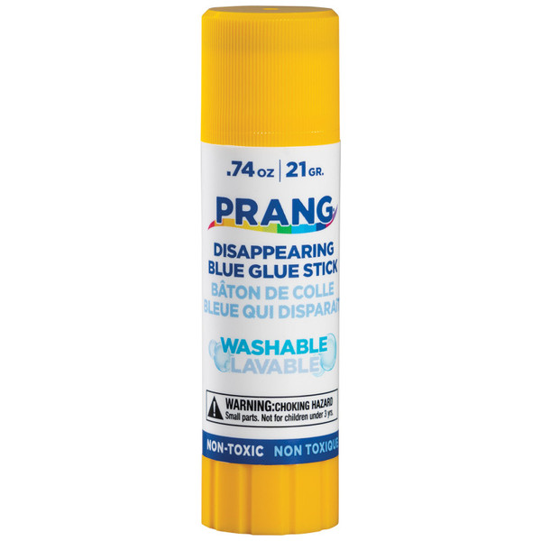 Prang Washable Glue Stick, Blue, .74 Oz, Single DIX15090