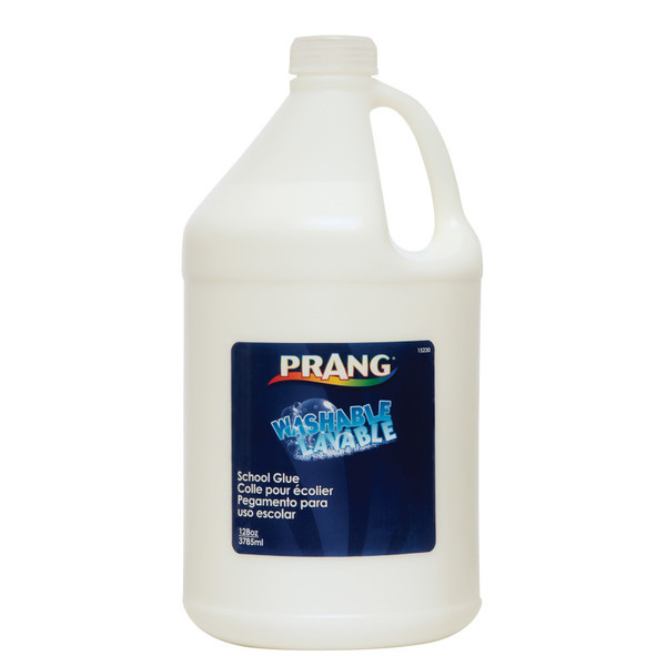 Prang Glue Washable Liquid White School Glue -128 Oz, White DIX15230