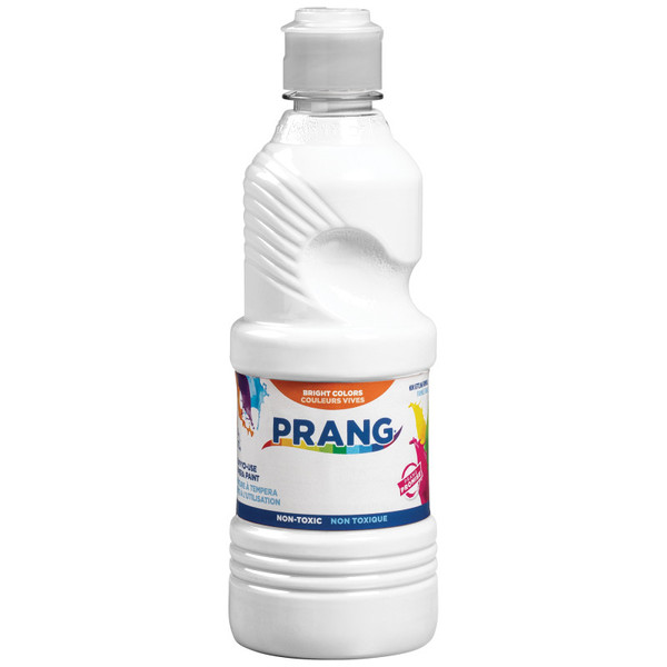 Prang Ready-To-Use Tempera Paint, White, 16 Oz DIX21609