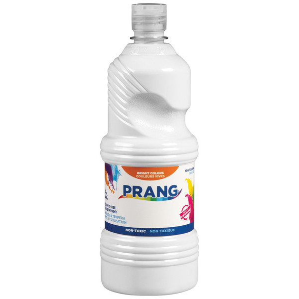 Prang Ready-To-Use Tempera Paint, White, 32 Oz DIX23209