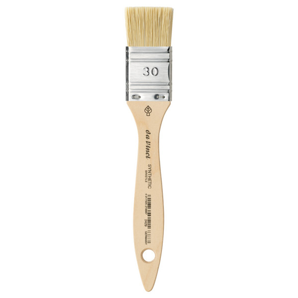 Da Synthetic Mottler Brush, Natural Hog, Acrylic & Oil, Flat, Series 2429, Size 30 DVXVA242930