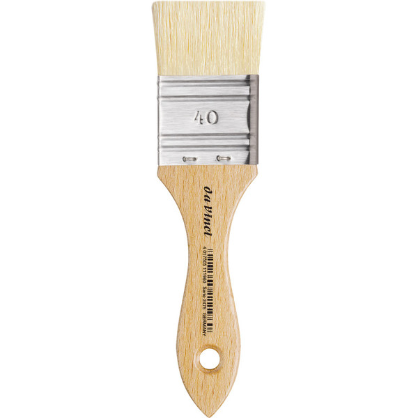 Da Maestro2 Mottler Brush, Natural Bristle, Acrylic & Oil, Flat, Series 2475, Size 40 DVXVA247540