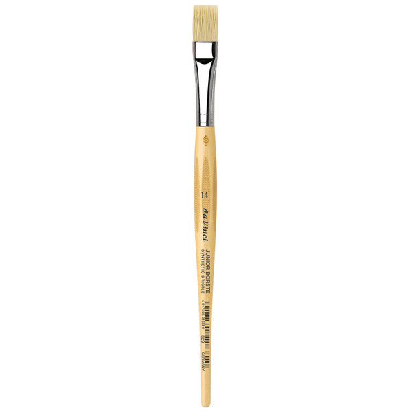 Da Junior Borste Synthetic Student Brush, Synthetic, Tempera, Flat, Series 329, Size 14 DVXVA32914