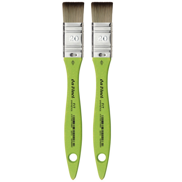 Da Fit Synthetics Student Brush, Synthetic, Acrylic, Watercolor & Oil, Mottler, Series 5073, Size 20, Pack Of 2 DVXVA507320-2