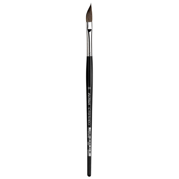 Da Casaneo Sword Shape, Extra Soft Synthetic, Watercolor & Acrylic, Slant, Series 5597, Size 10 DVXVA559710