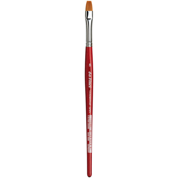 Da Cosmotop-Spin Silkpainting Brush, Synthetic, Watercolor, Flat, Size 8 DVXVA58808