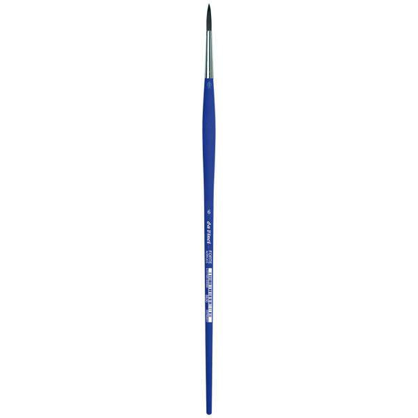 Da Forte-Acrylics Student Brush, Synthetic, Acrylic & Oil, Round, Series 8630, Size 6 DVXVA86306