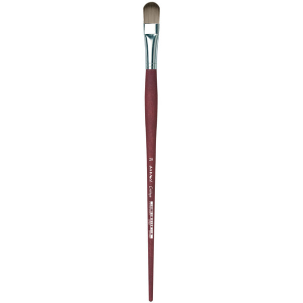 Da College Student Brush, Synthetic, Acrylic & Oil, Filbert, Series 8750, Size 20 DVXVA875020