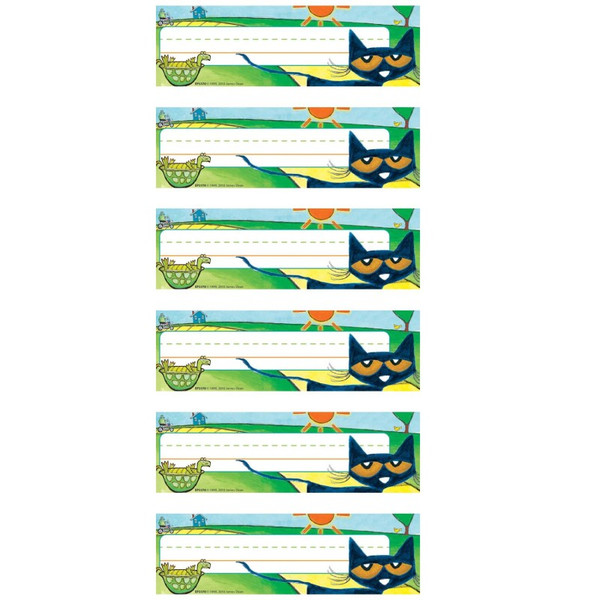 Edupress Pete The Cat Nameplates, 36 Per Pack, 6 Packs EP-3370-6