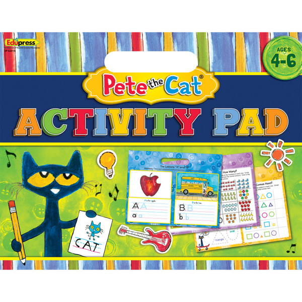 Edupress Pete The Cat Activity Pad EP-62018