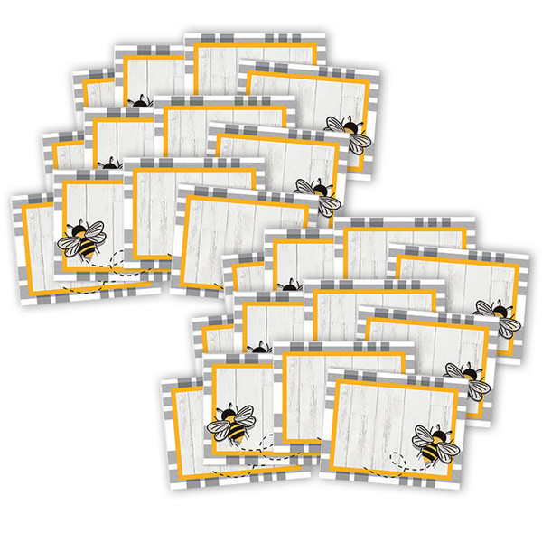 Eureka The Hive Self-Adhesive Name Tags, 40 Per Pack, 6 Packs EU-650328-6