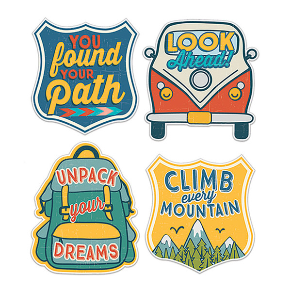 Eureka Adventurer Sticker Badges Stickers, Pack Of 40 EU-659585