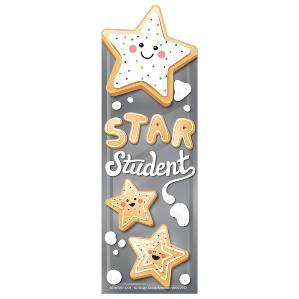 Eureka Star Cookies Sugar Cookie Scented Bookmarks, Pack Of 24 EU-834055