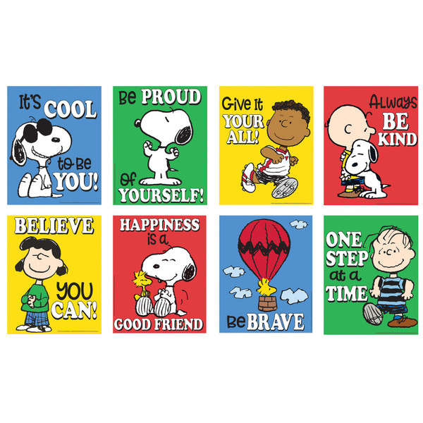 Eureka Peanuts Mini Poster Set, 8 Posters EU-838003