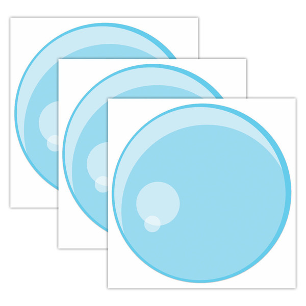 Eureka Seas The Day Bubbles Paper Cut-Outs, 36 Per Pack, 3 Packs EU-841590-3