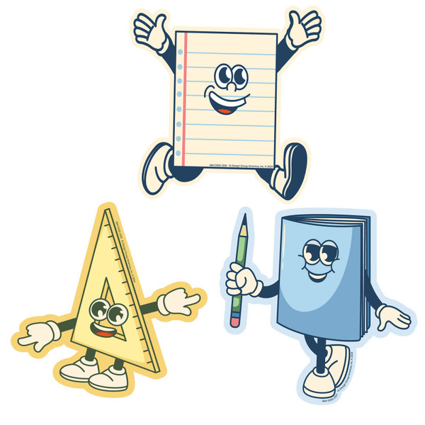 Eureka S'Cool Era Paper Cut-Outs, Pack Of 36 EU-841593