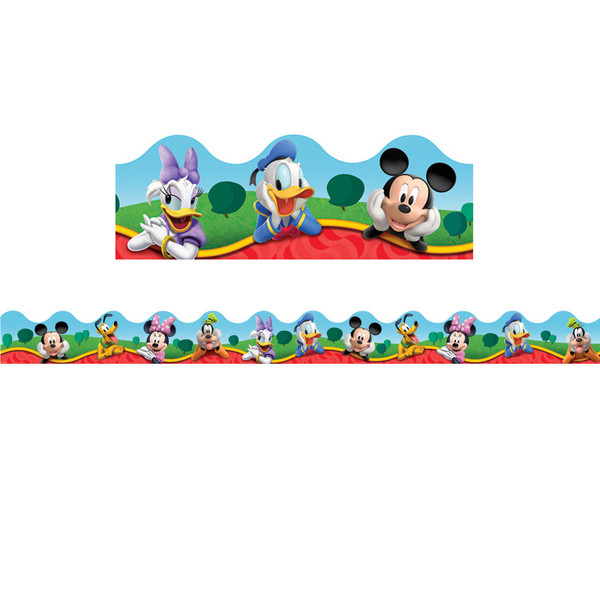 Eureka Mickey Mouse Clubhouse Characters Deco Trim, 37 Feet EU-845140