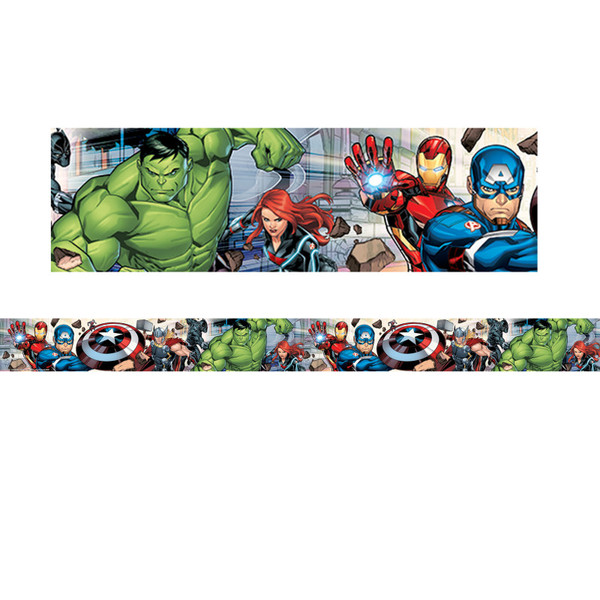 Eureka Marvel Deco Trim Extra Wide Die Cut, 37 Feet EU-845212