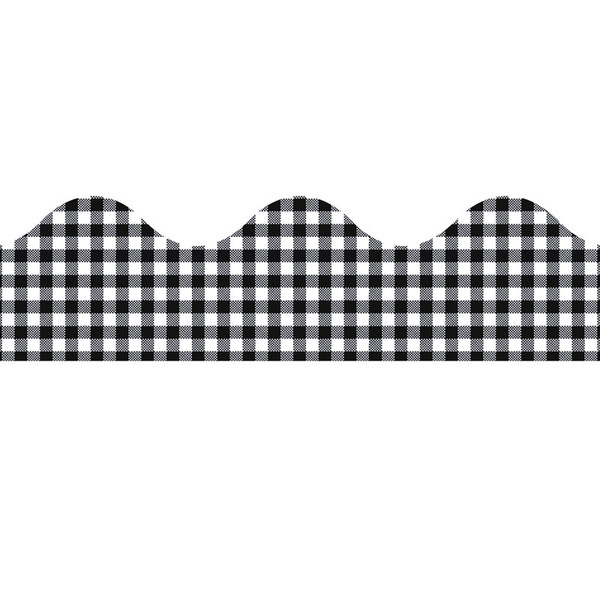 Eureka Gingham Extra Wide Deco Trim, 37 Feet EU-845655