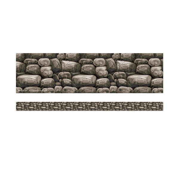 Eureka Curiosity Garden Stone Wall Deco Trim, 37 Feet EU-845677