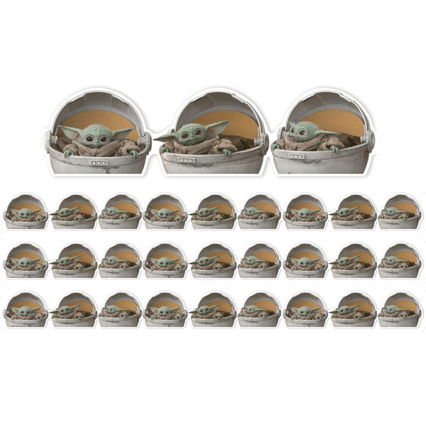 Eureka Star Wars The Mandalorian Deco Trim Extra Wide, 37 Feet Per Pack, 3 Packs EU-846304-3