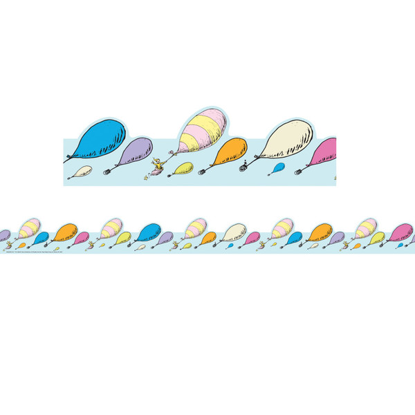 Eureka Oh The Places You'Ll Go Extra-Wide Deco Trim, 37 Feet EU-846309