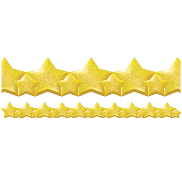 Eureka Stars Extra Wide Deco Trim, 37 Feet EU-846340
