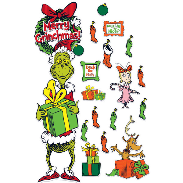 Eureka Dr. Seuss The Grinch All-In-One Door Decor Kit EU-849331