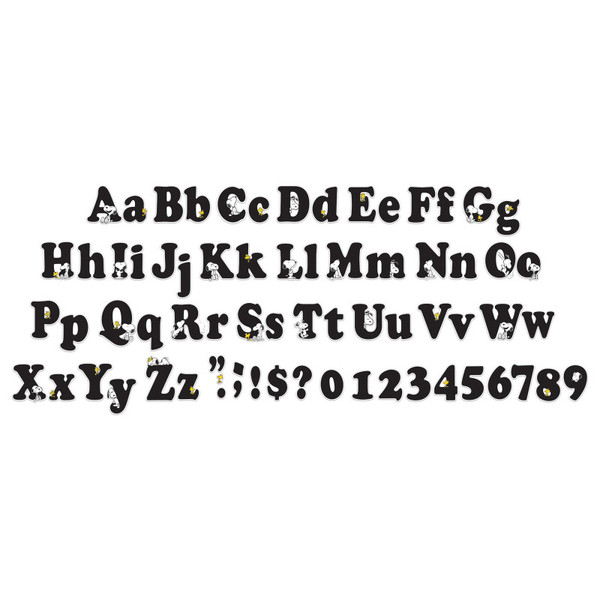 Eureka Peanuts Deco Letters, Pack Of 210 EU-850024