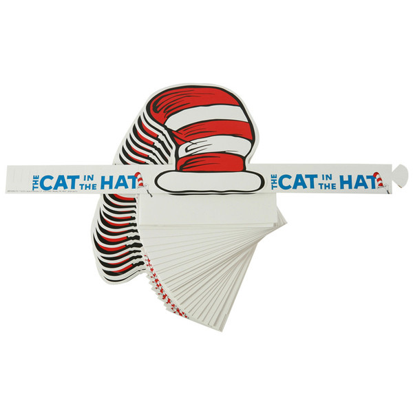 Eureka Dr. Seuss Cat'S Hat Wearable Cut Out Hats, 32 Per Pack EU-861000