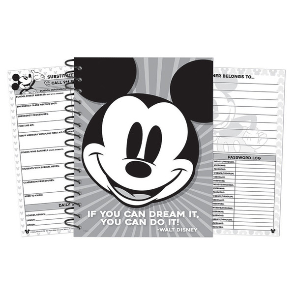 Eureka Mickey Mouse Throwback Lesson Plan Spiral Bound Book EU-866441
