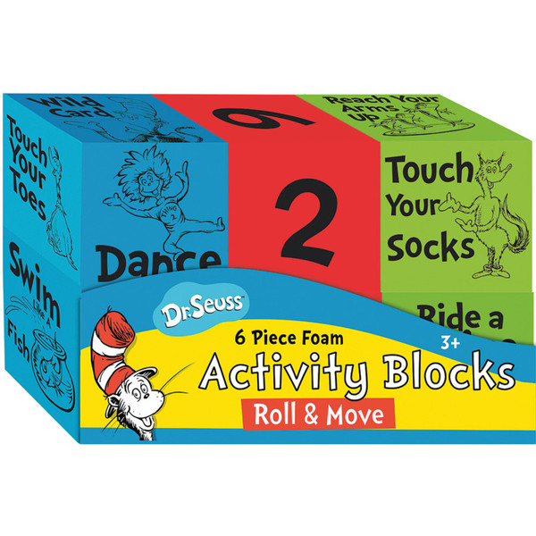 Eureka Dr. Seuss Roll & Move Foam Activity Blocks EU-867568