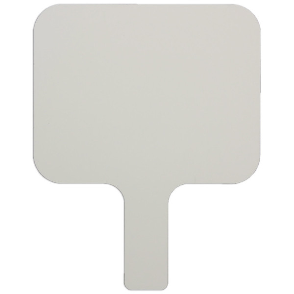 Flipside Single-Sided Rectangular Dry Erase Answer Paddle, 8" X 9.75", Single FLP10038