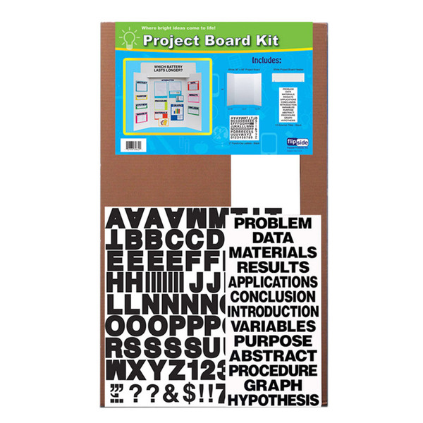 Flipside Project Board Kit 36" X 48", Pack Of 24 Complete Kits FLP3083224