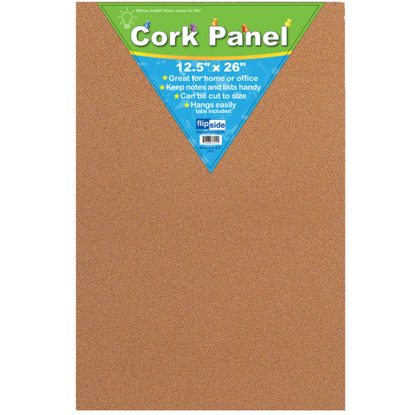 Flipside Cork Panel, 12 1/2" X 26" FLP37012