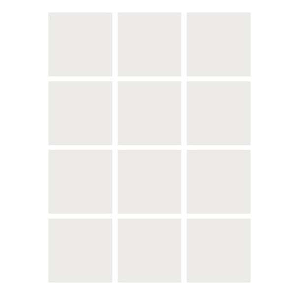 Flipside Dry Erase Stickables With Dry Erase Marker, White, 4" X 4", 12 Per Pack, 2 Packs FLP92244