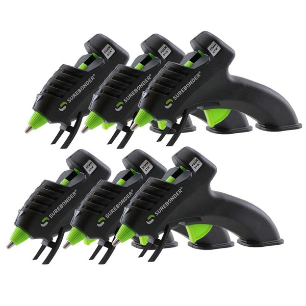 Surebonder Plus Series Low Temperature Mini Hot Glue Gun, Pack Of 6 FPRLT160F-6