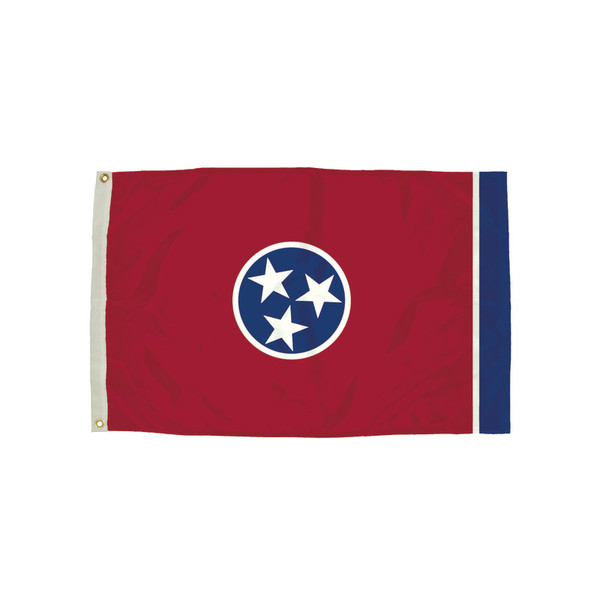 Flagzone Durawavez Nylon Outdoor Flag With Heading & Grommets, Tennessee, 3Ft X 5Ft FZ-2412051