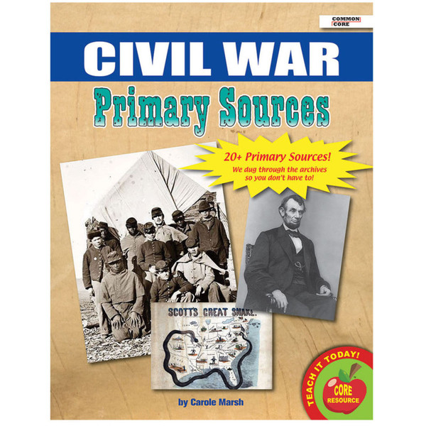 Gallopade Primary Sources, Civil War GALPSPCIVWAR