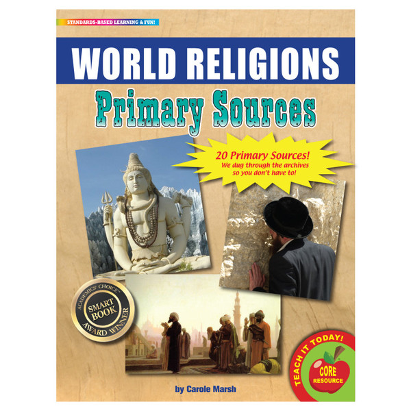 Gallopade Primary Sources, World Religions GALPSPWOR