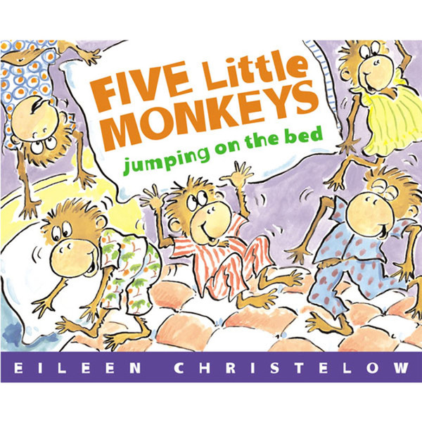 Houghton Five Little Monkeys Jumping On The Bed Book HO-395557011