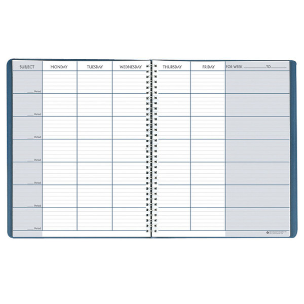 House Teachers Planner, Blue, 8-1/2" X 11", Pack Of 2 HOD50907-2