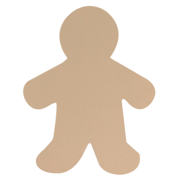 Hygloss Multicultural Colors People Shape Paper Cut-Outs, 16" Me Kid, Pack Of 25 HYG68253