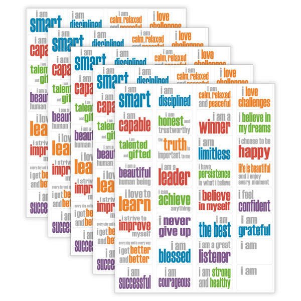 Inspired Say It! Think It! Live It! Incentive Stickers, Pack Of 160 ISM523160SG