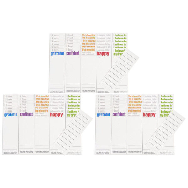 Inspired Page Keepers Bookmarks, Confidence Booster Set, 30 Per Set, 3 Sets ISM52356PK-3