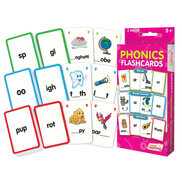 Junior Phonics Flashcards JRL203