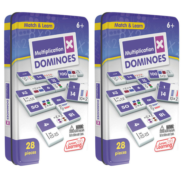 Junior Multiplication Dominoes, 2 Sets JRL483-2