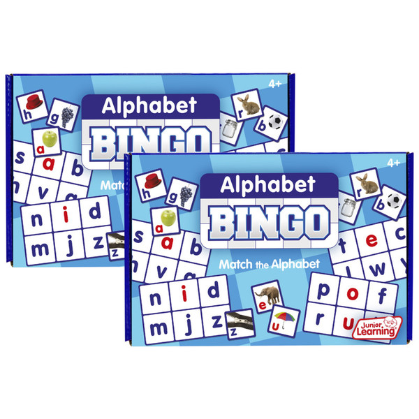 Junior Alphabet Bingo, Pack Of 2 JRL542-2