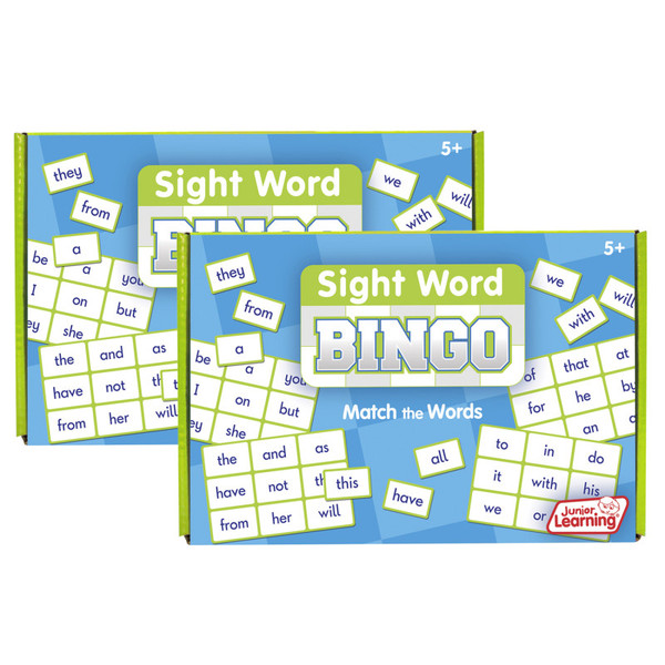 Junior Sight Word Bingo, Pack Of 2 JRL545-2